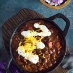 Beef and Chorizo Chili.