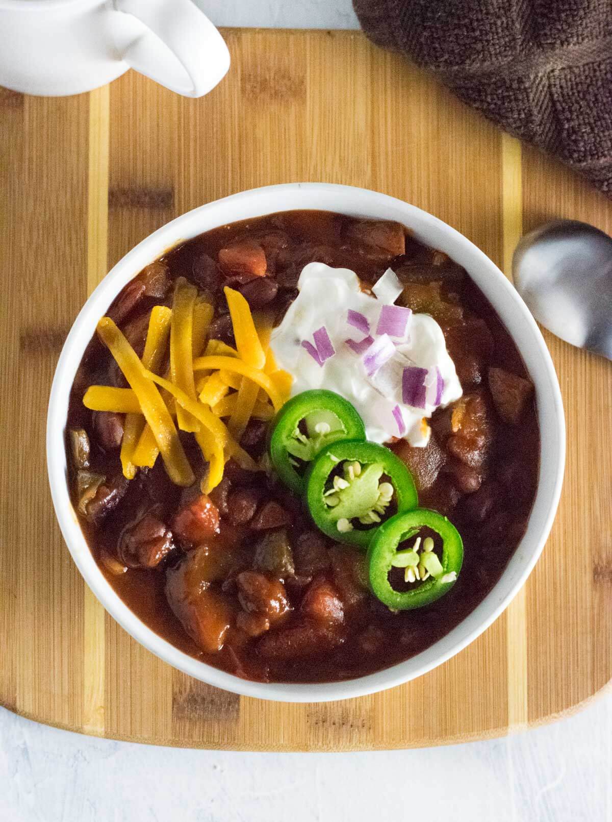 Brisket chili recipe.