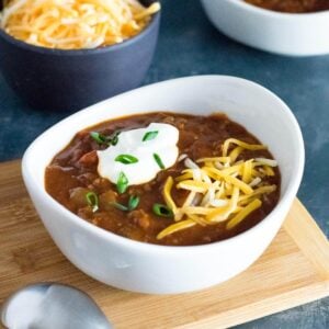 Chili recipe without beans.