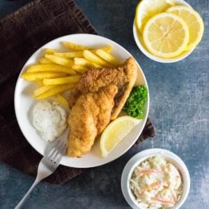 Fried walleye recipe.