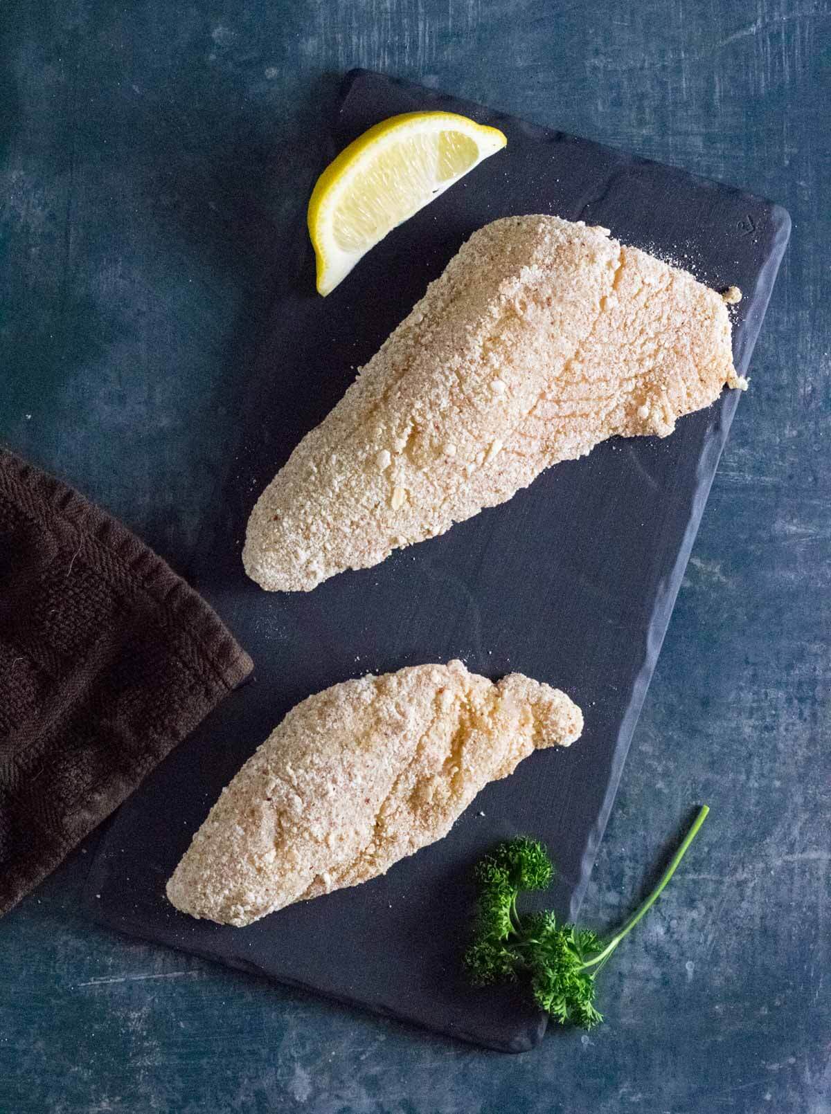 How to bread walleye fillets.