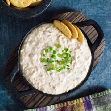 Cajun crab dip recipe.