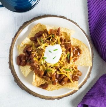 Chili Nachos Recipe.