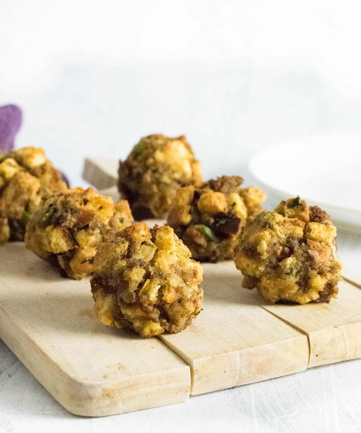 Sausage balls with stuffing.