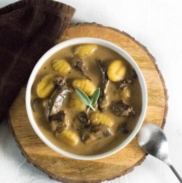 Beef and Mushroom Soup recipe.