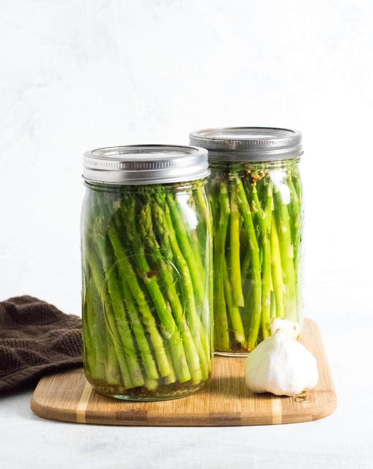 Homemade Pickled Asparagus.