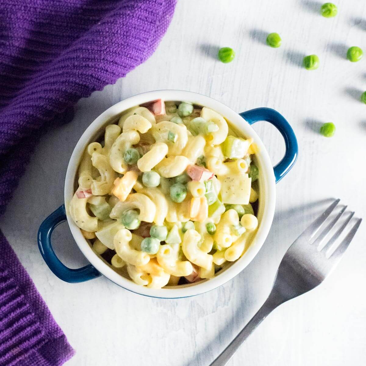 Macaroni Salad with Peas Fox Valley Foodie
