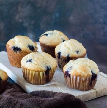 Muffins recipe with pancake mix.