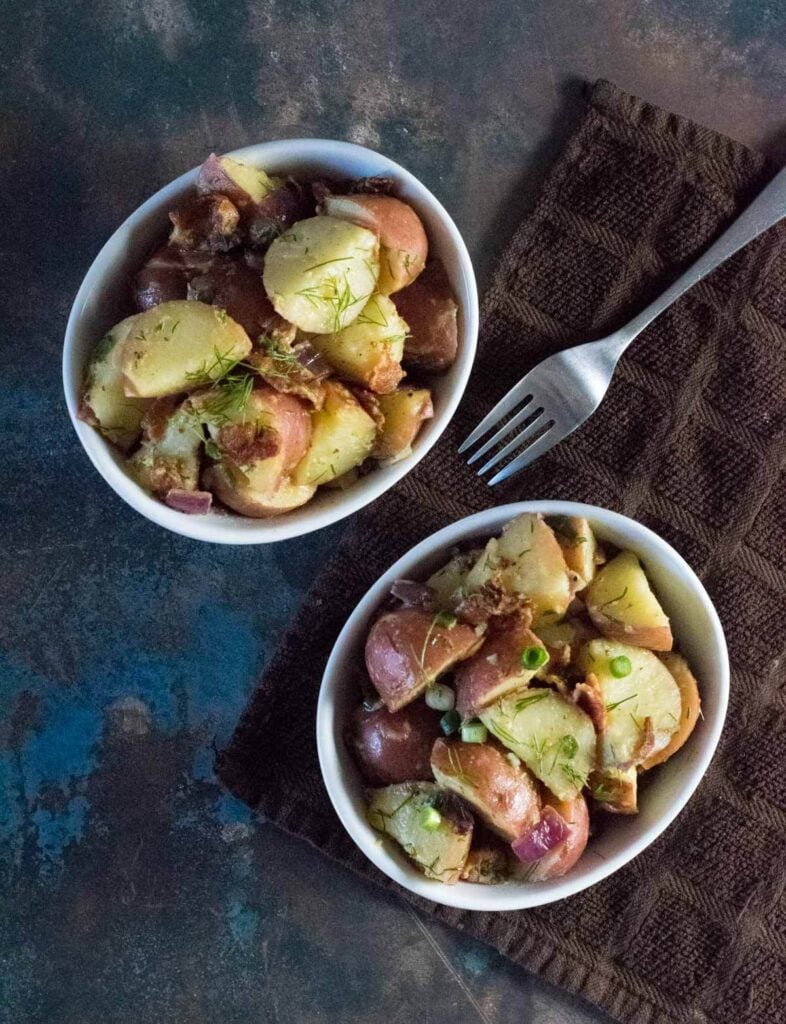 Warm Potato Salad - Fox Valley Foodie