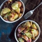 Warm potato salad recipe.