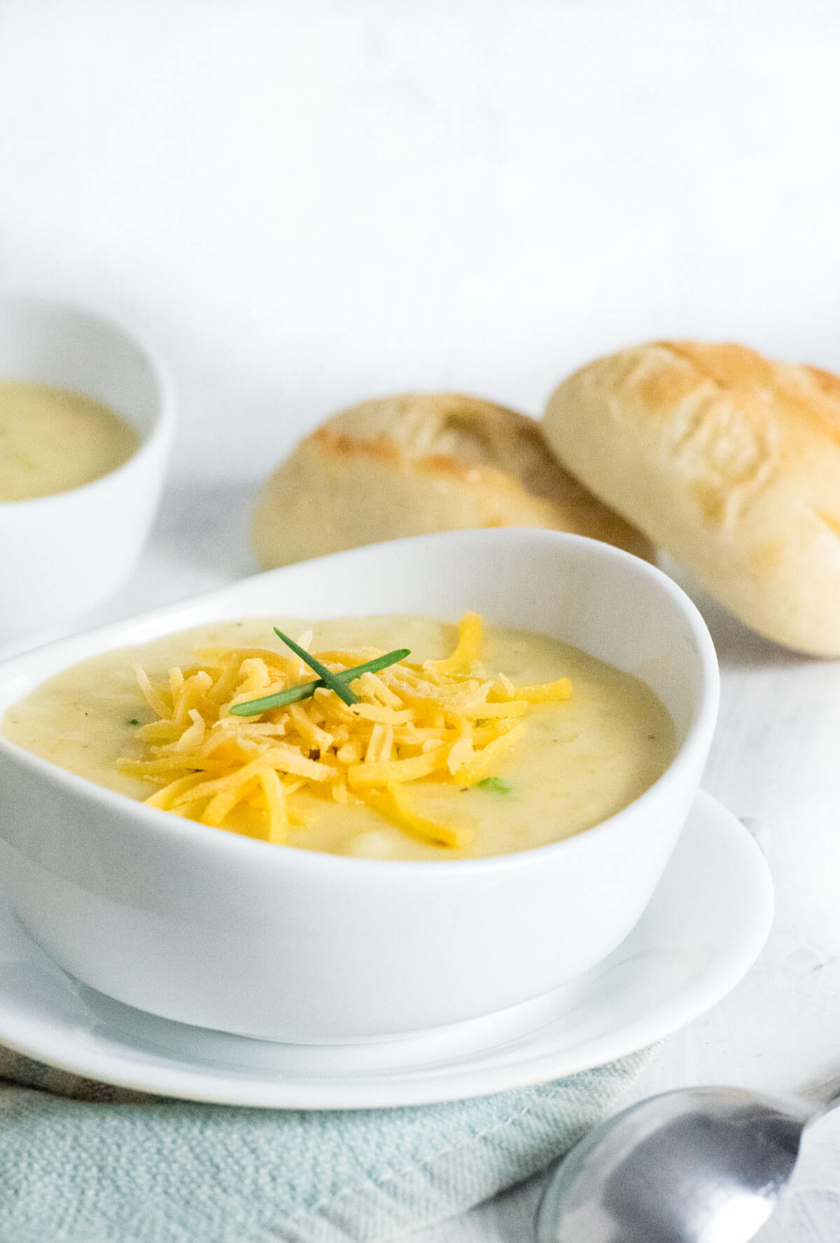 Hash brown potato soup.