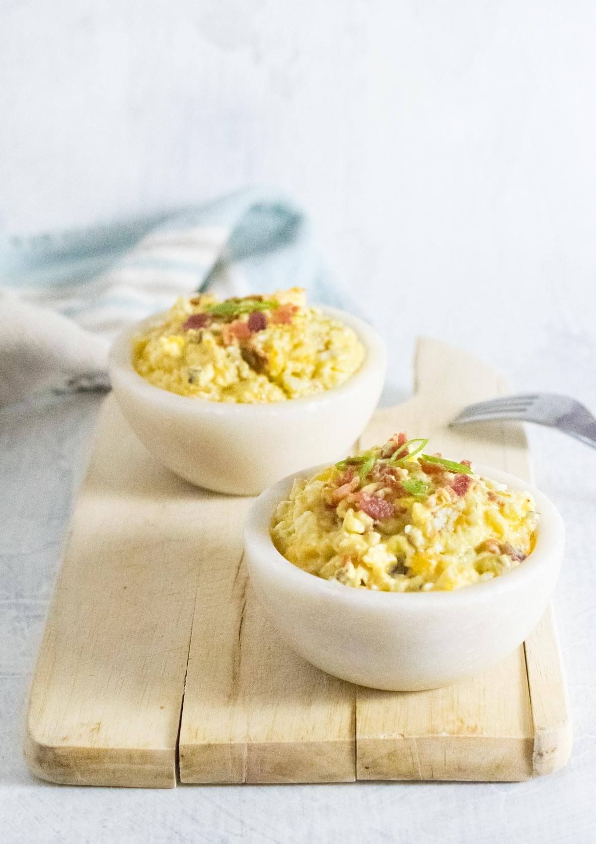 Bacon egg salad recipe.