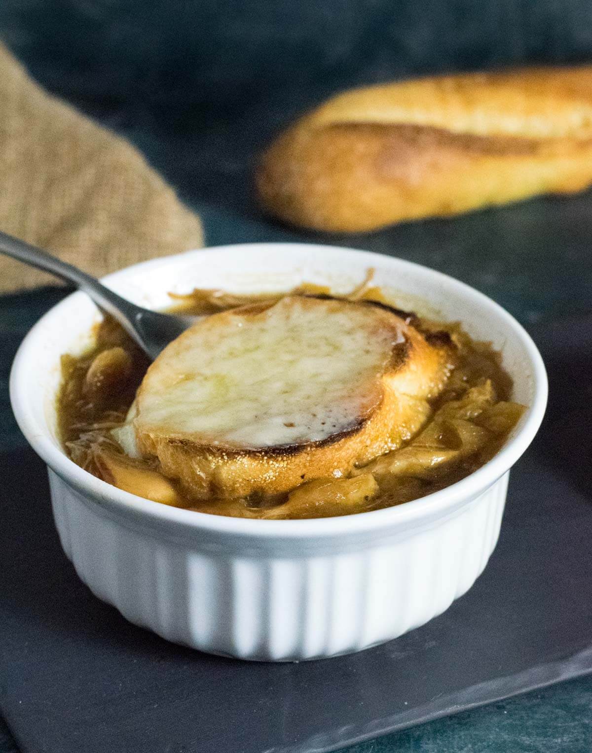 Chicken French Onion soup.