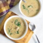 Italian sausage potato soup recipe.