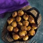 Hot honey meatballs.