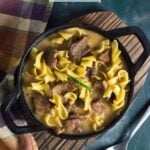 Amish beef and noodles recipe.