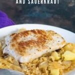 Pork chops and sauerkraut.