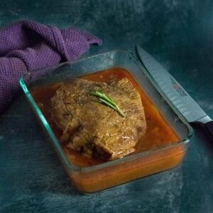 Slow cooker English roast recipe.