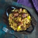 Sausage and sauerkraut recipe.