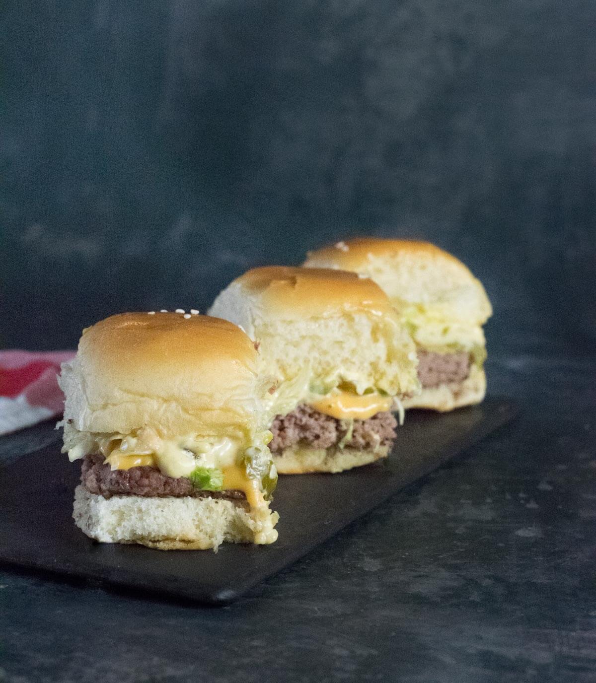 Big Mac sliders.