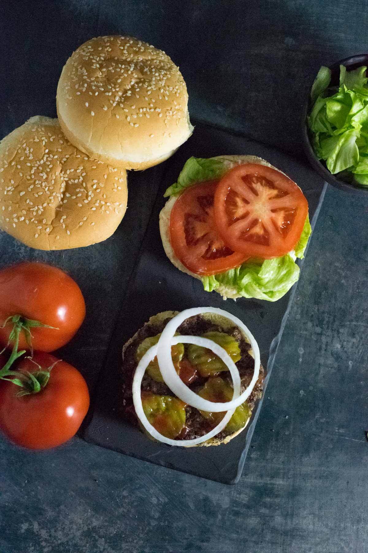 Showing Burger King Whopper Ingredients.